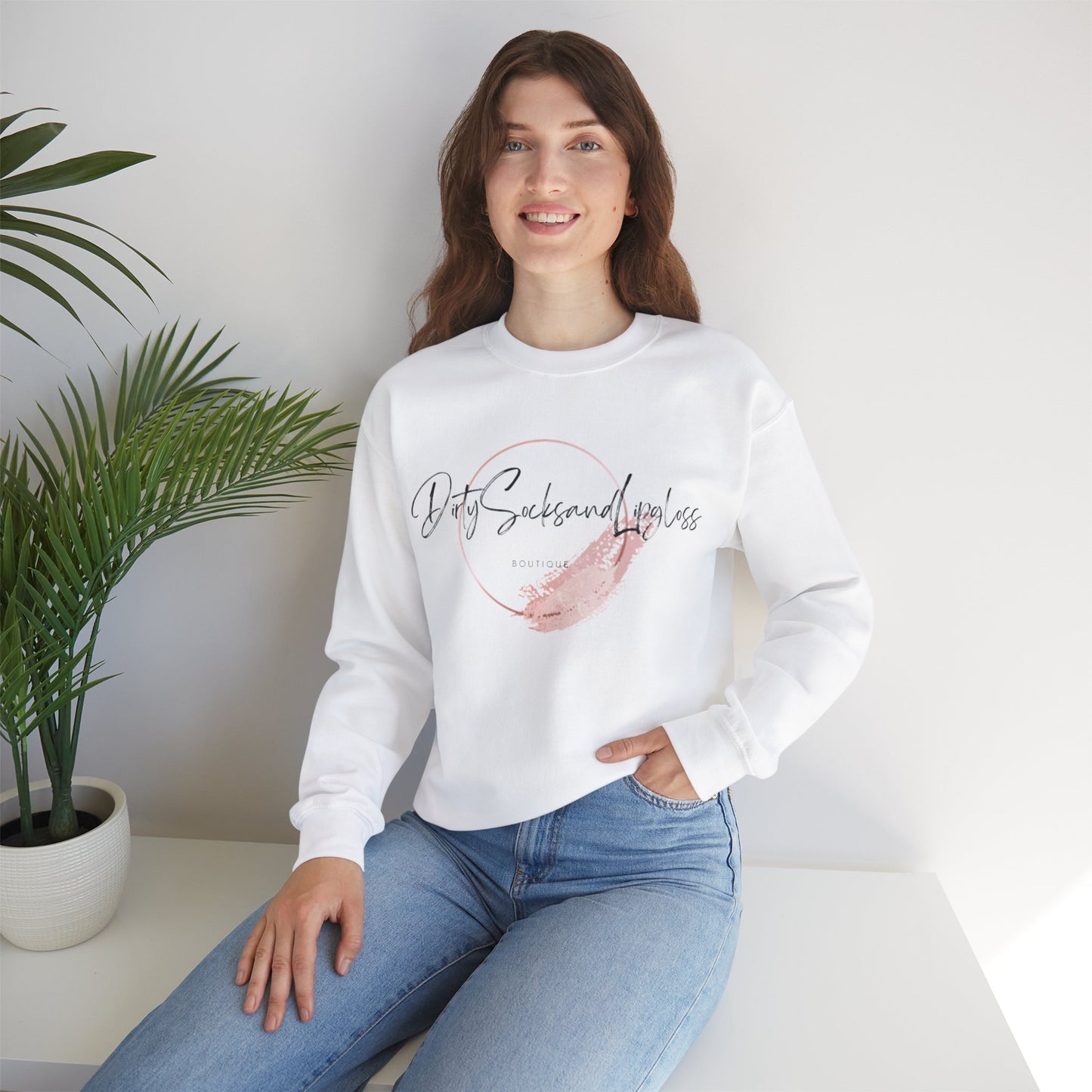 Dirty Socks & Lipgloss Unisex Heavy Blend™ Crewneck Sweatshirt