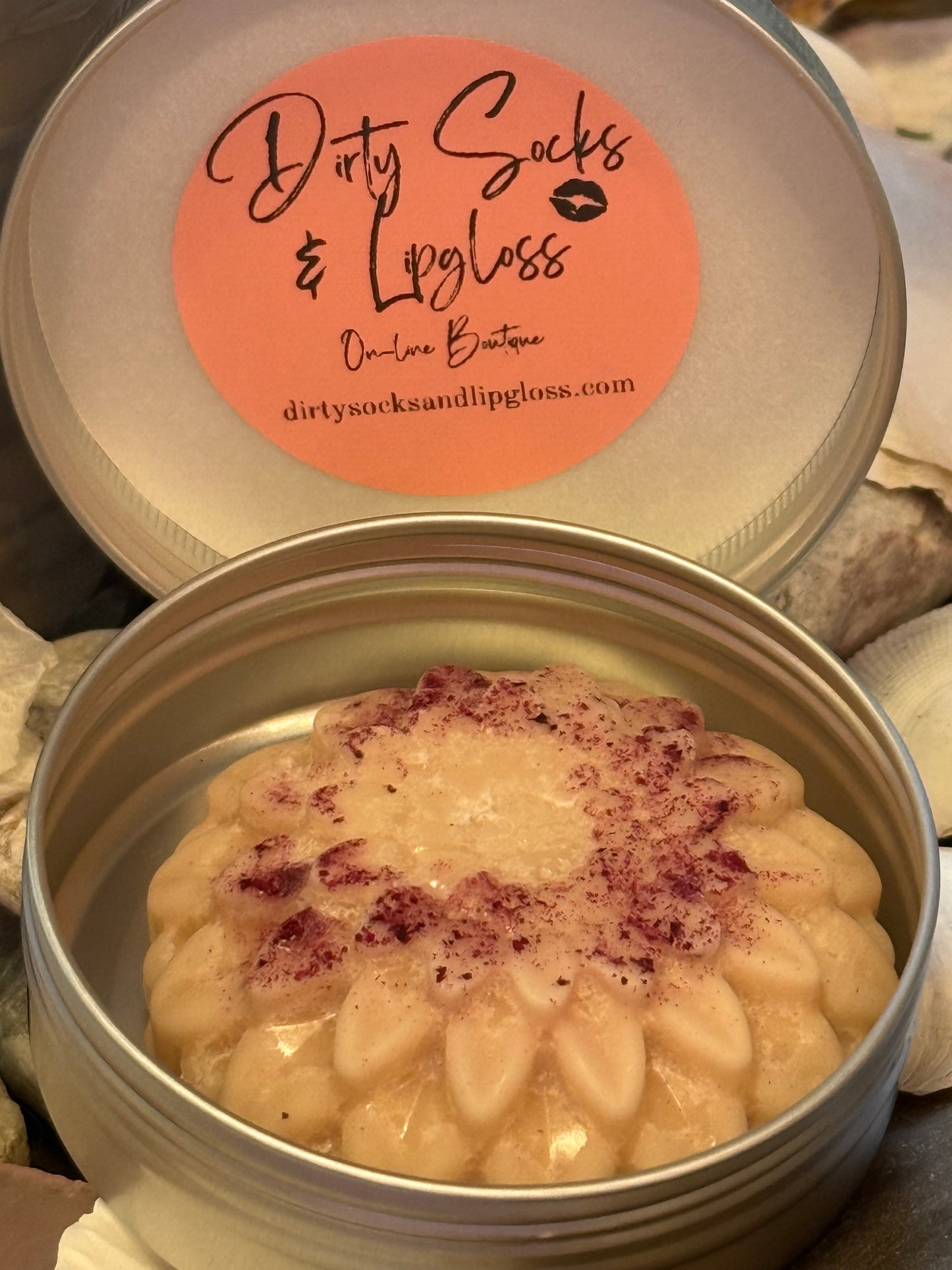 Rose Body Butter with Rose Petals