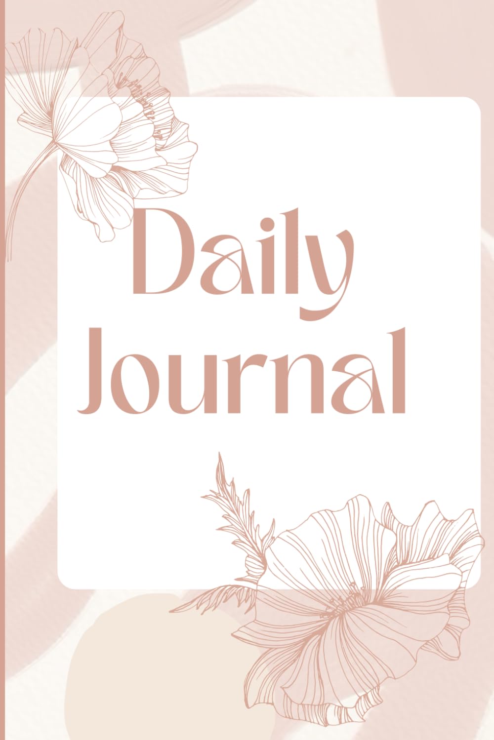 Daily Motivation Notebook: Beautiful journal for daily reflection, and goal setting. For each day of the month includes a daily template planner, one ... 2 additional pages for journaling and notes.