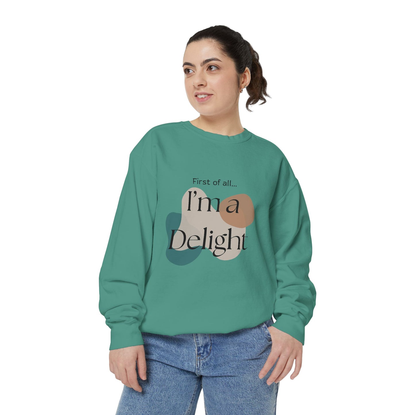 I’m a Delight Unisex Garment-Dyed Sweatshirt